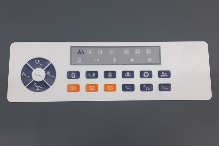 Кнопки стола врача Mercury 330 Lux н.п. (новая версия)