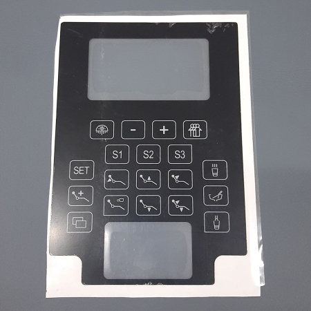 Наклейка кнопок управления стола врача Mercury 1000 в.п.